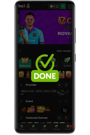 Everything is ready, you are logged in Bj Baji login